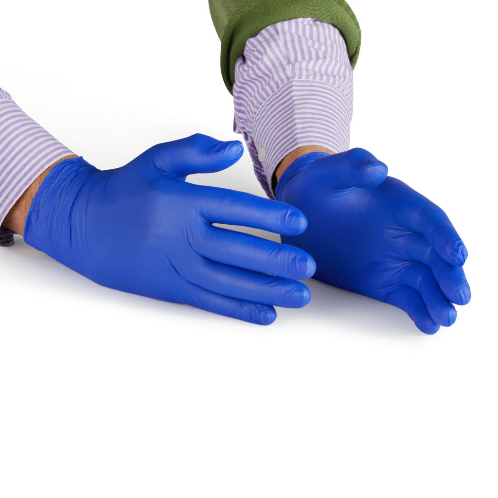 Latex free nitrile gloves -...
